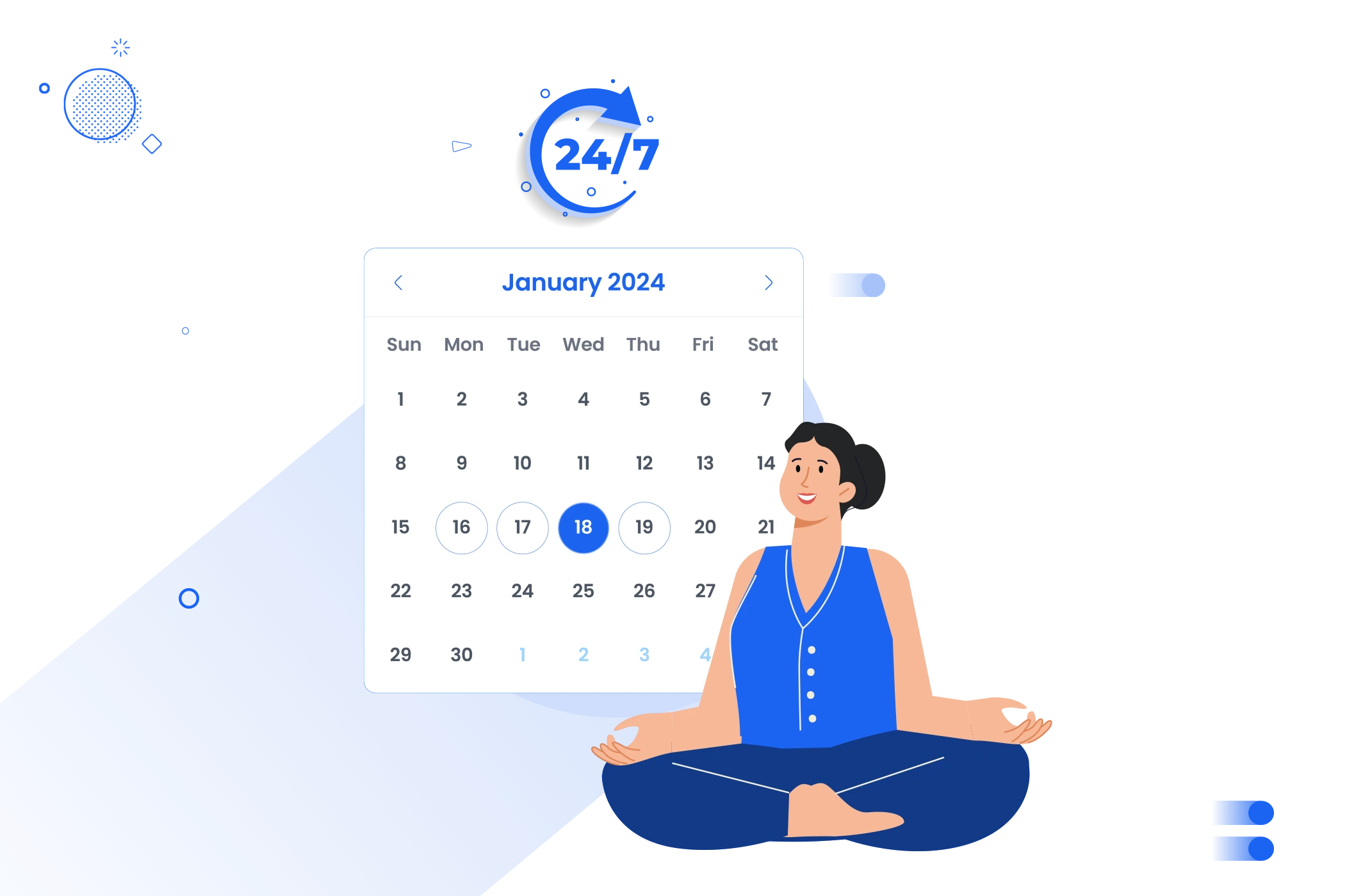 24-7 online yoga class booking