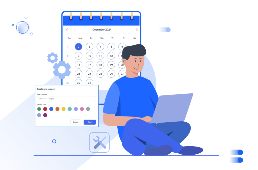 Customizable booking page