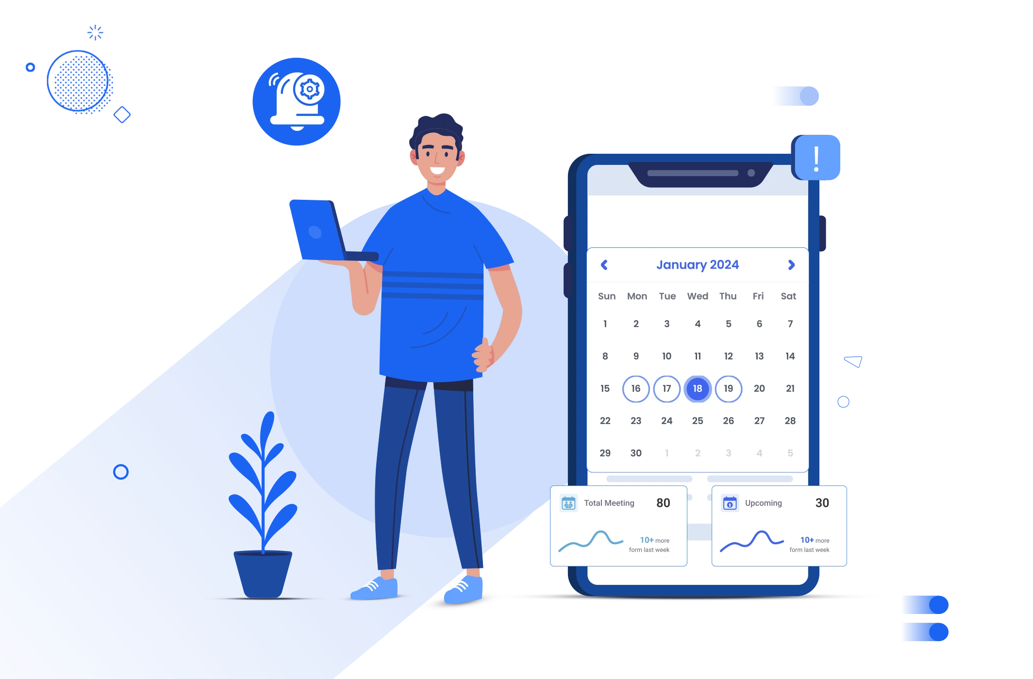 Keep client on tracks with automated notification