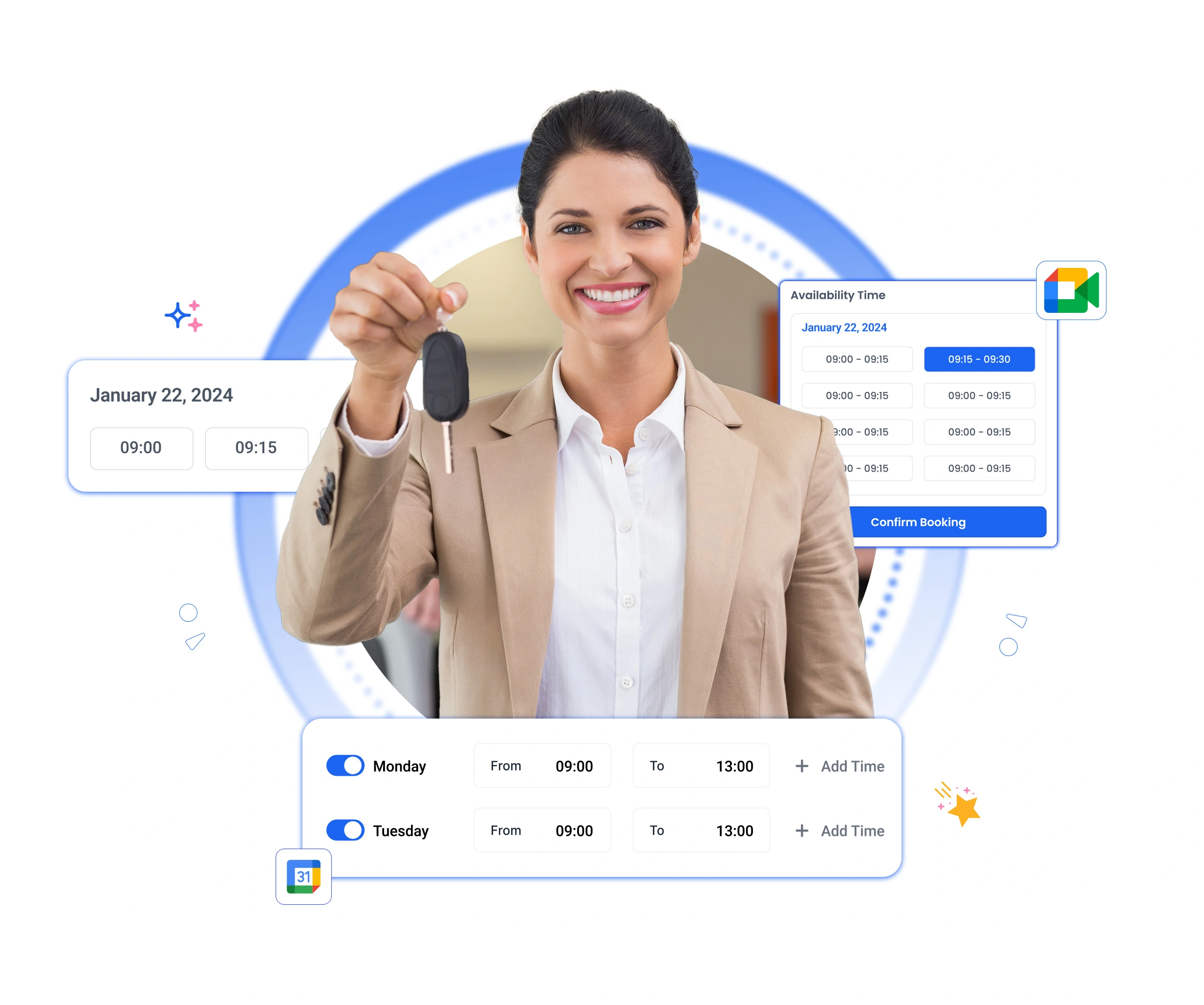 Online booking software for car rental business