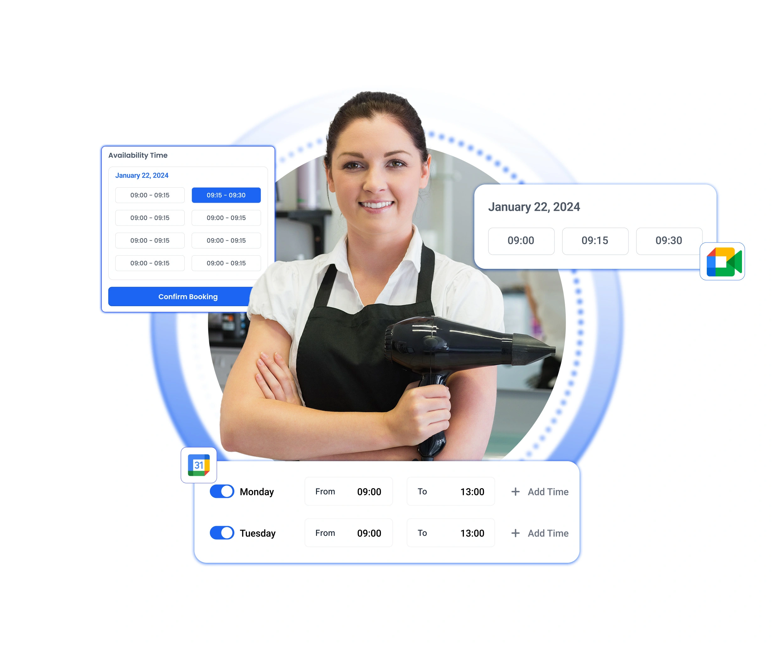 Online salon software for appointment management