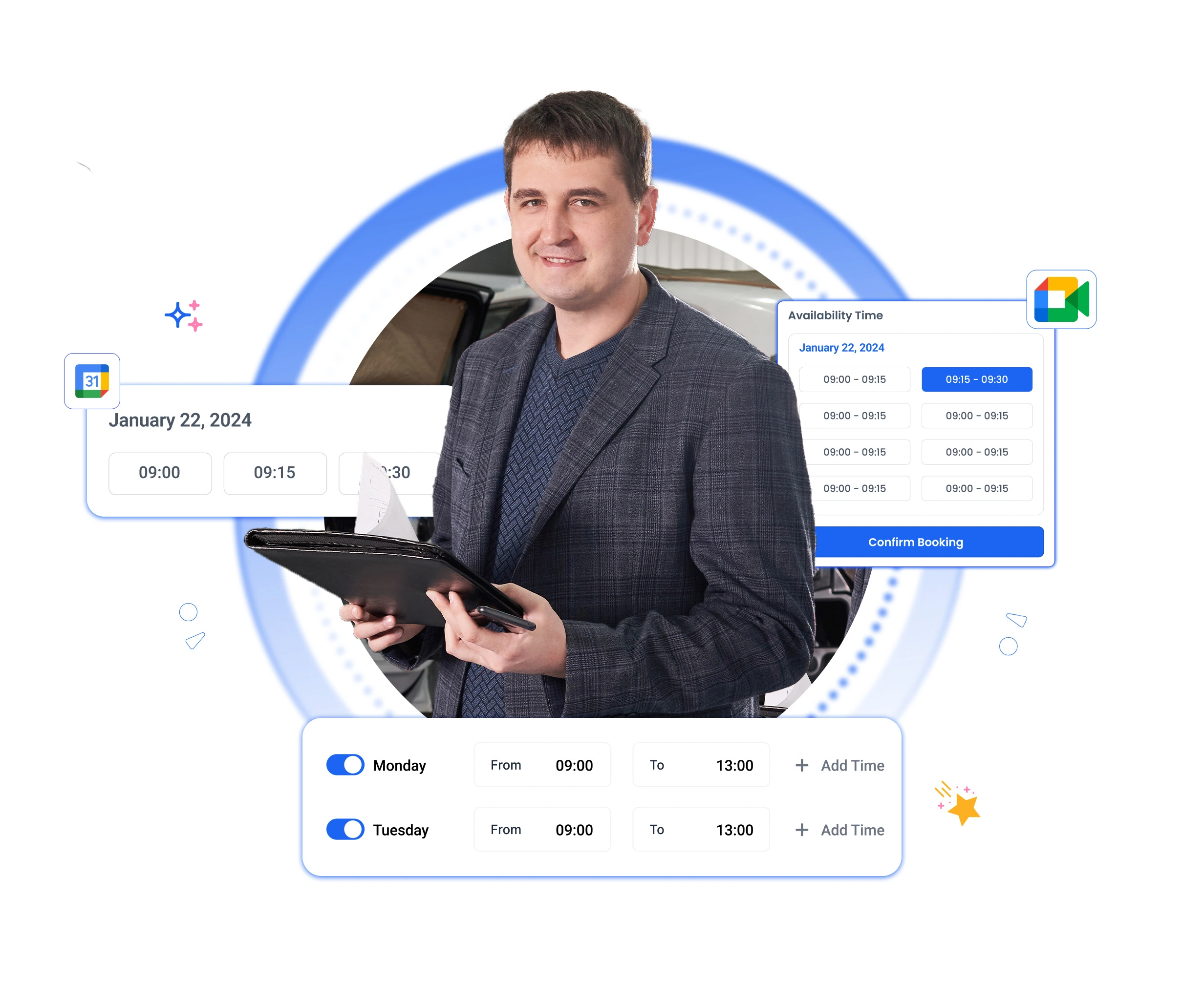 Service advisor appointment scheduling software