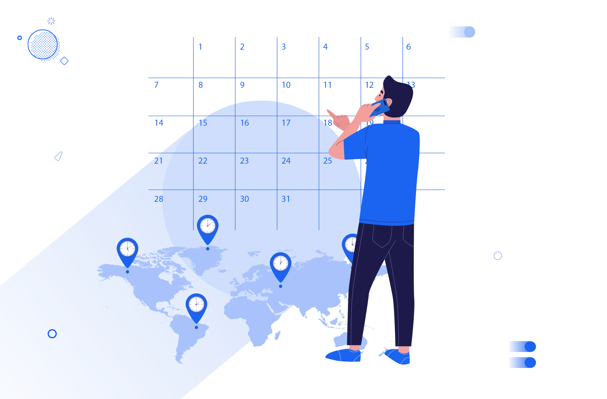Simplified scheduling across borders